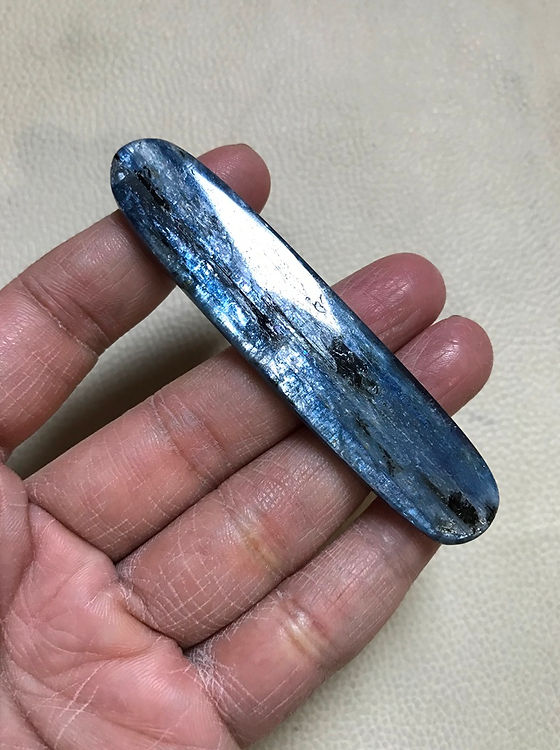 Blue Kyanite Cabochon 1 Piece Size 80 MM Approx