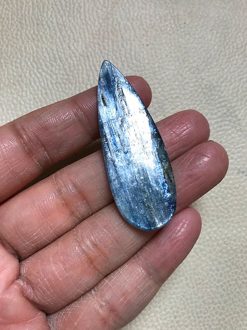 Blue Kyanite Cabochon 1 Piece Size 52 MM Approx