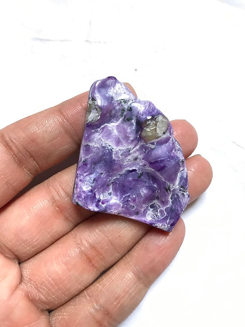 Charoite Cabochon 1 Piece Size 49 MM Approx