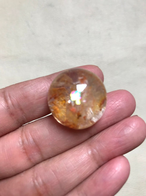 Quartz Cabochon 1 Piece Size 23 MM Approx