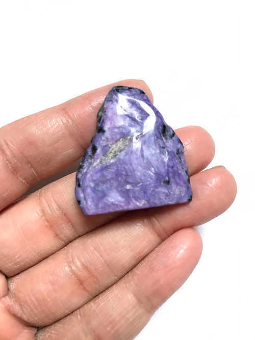 Charoite Cabochon 1 Piece Size 35 MM Approx