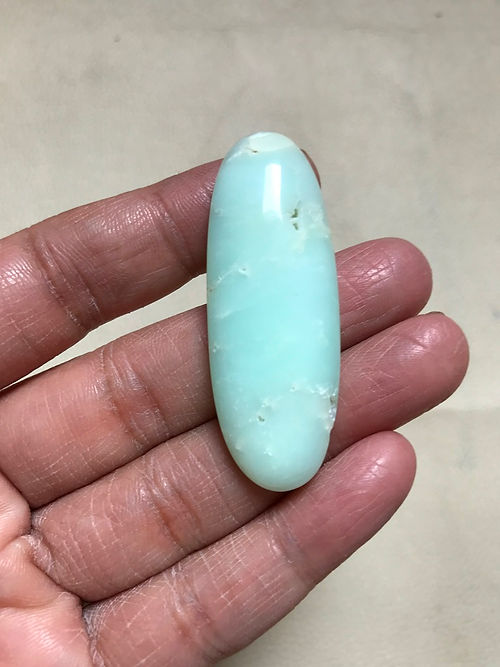 Grren Opal Cabochon 1 Piece Size 50 MM Approx