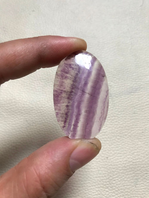 Fluorite Cabochon 1 Piece Size 42 MM APPROX