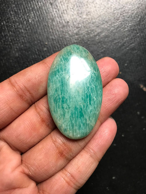 Amazonite Cabochon 1 Piece Size 48 MM Approx