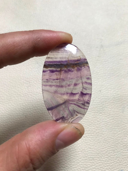 Fluorite Cabochon 1 Piece Size 46 MM APPROX