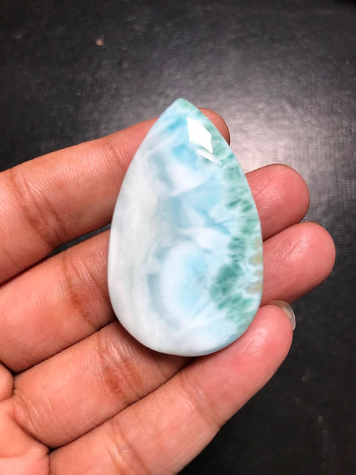 Larimar Cabochon 1 Piece Size 47 MM Approx