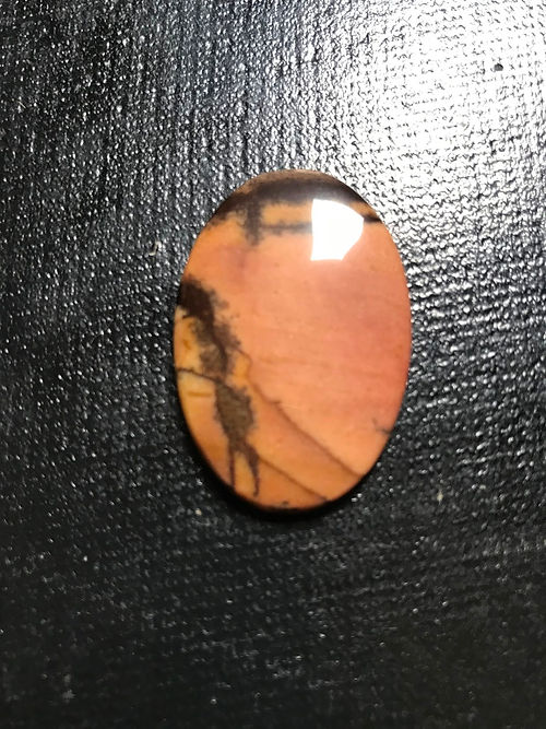 Coffiee Jasper Cabochon 1 Piece Size 40 MM Approx