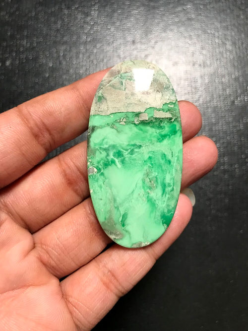 Variscite Cabochon 1 Piece Size 61 MM APPROX