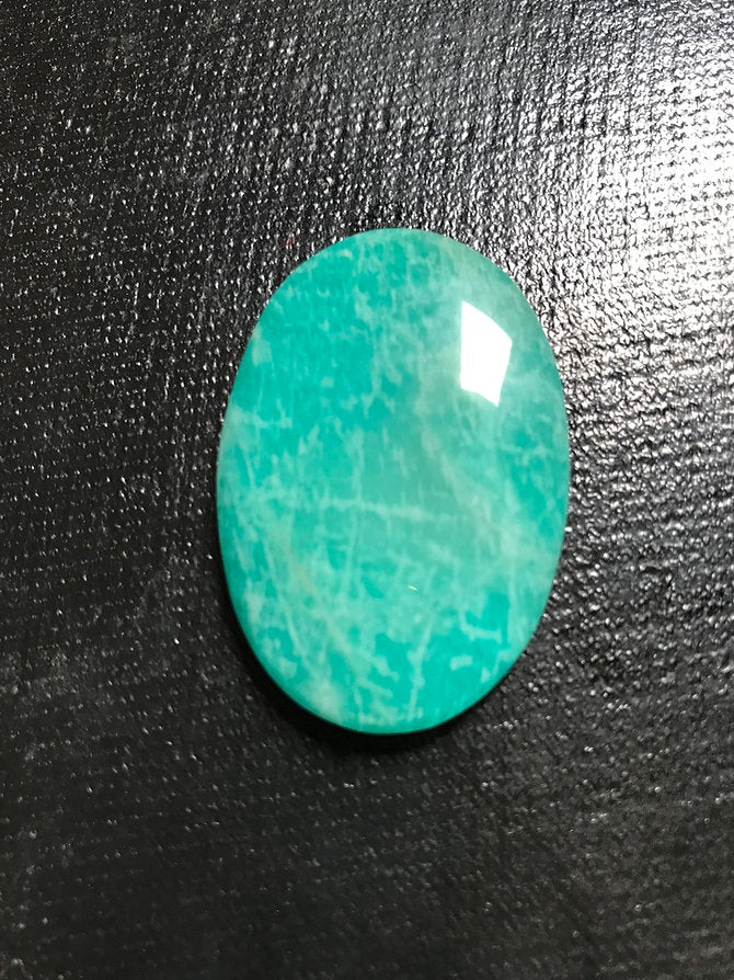 Amazonite Cabochon 1 Piece Size 45 MM Approx