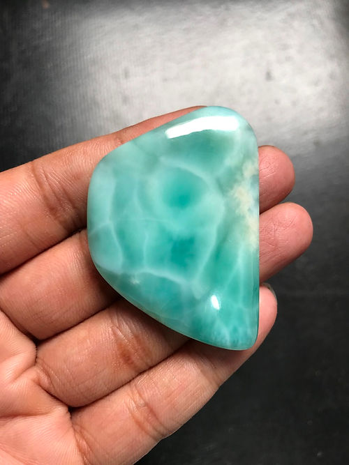 Larimar Cabochon 1 Piece Size 50 MM Approx