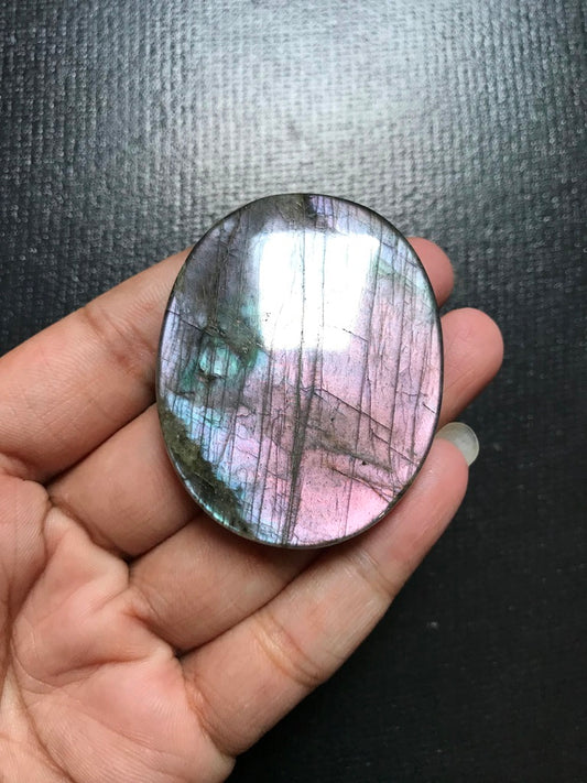 Labradorite Cabochon 1 Piece Size 42 MM Approx