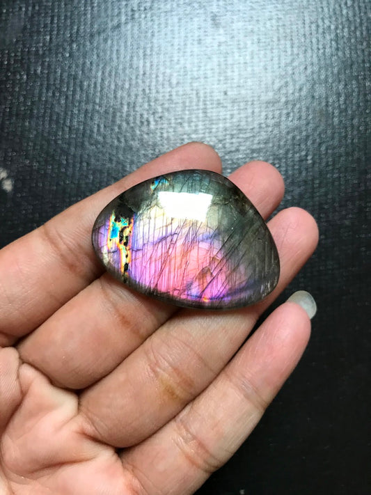 Labradorite Cabochon 1 Piece Size 42 MM Approx (Copy)