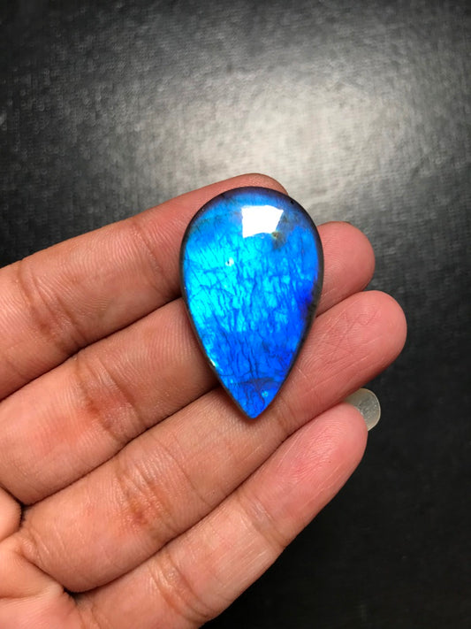 Labradorite Cabochon 1 Piece Size 35 MM Approx