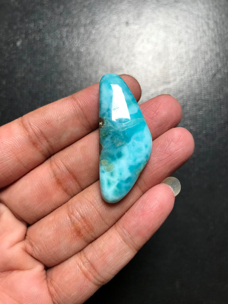 Larimar Cabochon 1 Piece Size 45 MM Approx