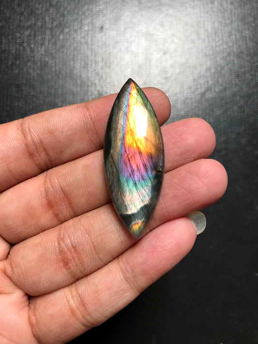 Labradorite Cabochon 1 Piece Size 45 MM Approx