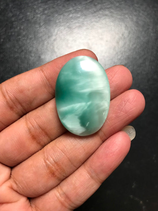 Hemimorphite  Cabochon 1 Piece Size 33 MM Approx