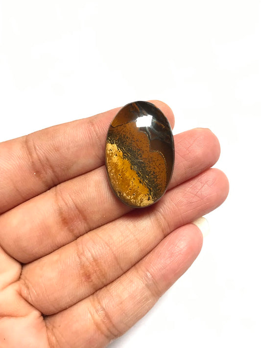 Tiger Eye Cabochon 1 Piece Size 30 MM Approx