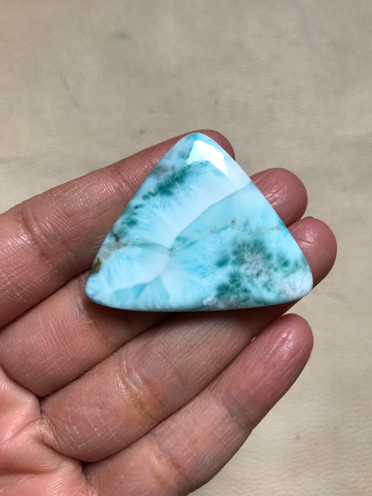 Larimar Cabochon 1 Piece Size 42 MM Approx