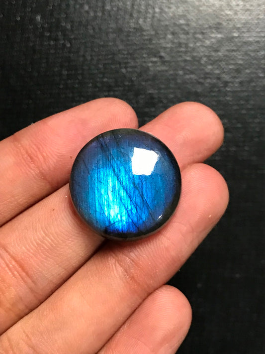 Labradorite Cabochon 1 Piece Size 23 MM Approx