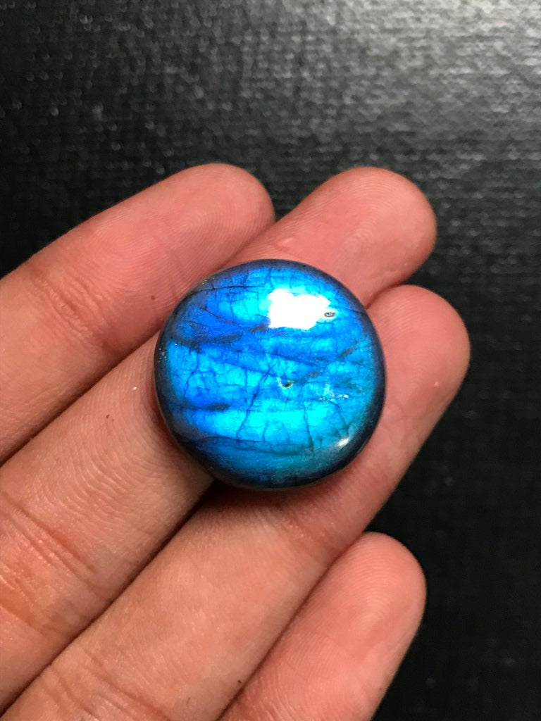 Labradorite Cabochon 1 Piece Size 23 MM Approx