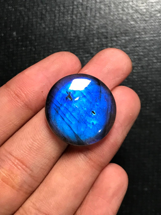 Labradorite Cabochon 1 Piece Size 24 MM Approx