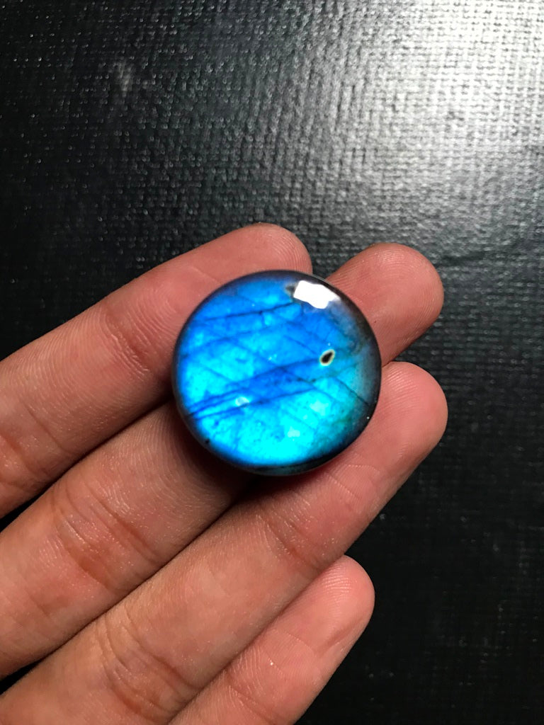 Labradorite Cabochon 1 Piece Size 25 MM Approx