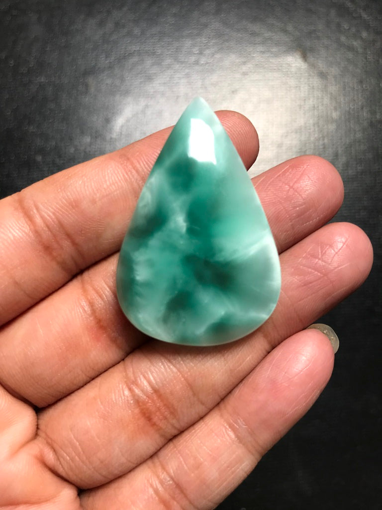 Hemimorphite  Cabochon 1 Piece Size 42 MM Approx