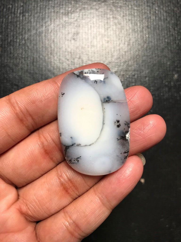 Dendrite Opal Cabochon 1 Piece Size 42 MM Approx