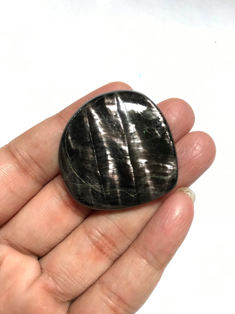 Hyperstheen Cabochon 1 Piece Size 37 MM Approx