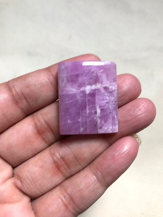 Kunzite Cabochon 1 Piece Size 31 MM Approx