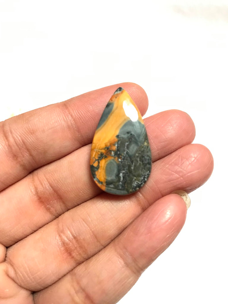 Maligano Jasper Cabochon 1 Piece Size 31 MM Approx