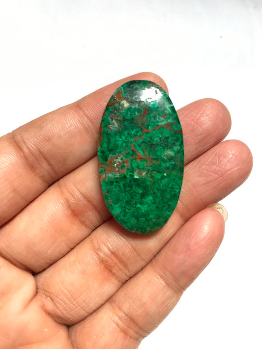 Chrysocolla Cabochon 1 Piece Size 39 MM Approx