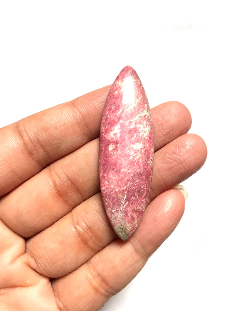 Thulite Cabochon 1 Piece Size 56 MM Approx