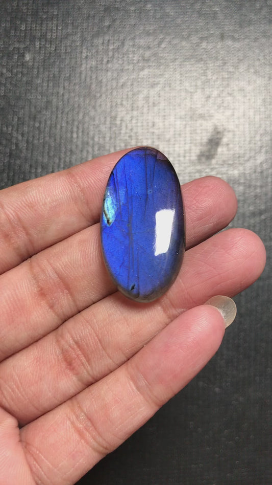 Labradorite Cabochon 1 Piece Size 37 MM Approx