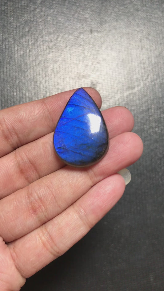 Labradorite Cabochon 1 Piece Size 32 MM Approx